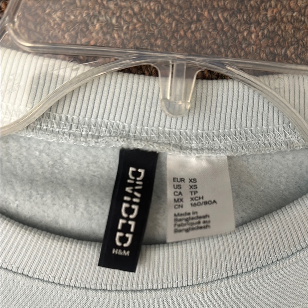 H&M Light Blue Ribbed Sweater - Picture 2 of 3